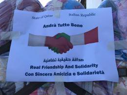 Al via a Schiavonia all'allestimento dell'ospedale da campo donato dal Qatar
