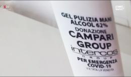 Campari converte la produzione: dalle bevande alcoliche al gel per le mani