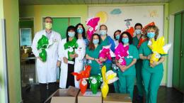Il grande cuore di Ail: 20mila euro per il covid-hospital e uova di cioccolato per chi è in ospedale