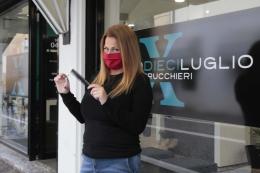 La protesta di parrucchieri ed estetiste anche nel capoluogo