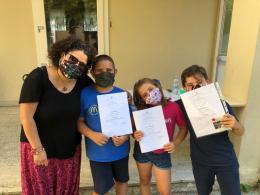 L’emozione di ricevere in mano la pagella