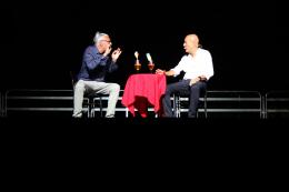 Il tutto esaurito per lo spettacolo "Ma tu sei felice"