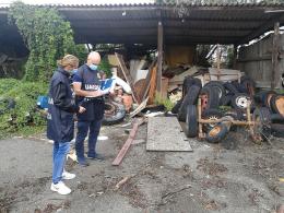Maxi discarica abusiva da 7mila mq piena di materiali pericolosi a ridosso dell'Adige