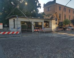 Anche la città etrusca si libera del suo chiosco 