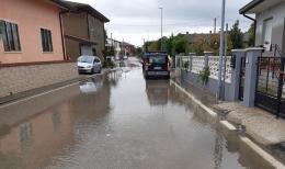 Bomba d'acqua, città allagata