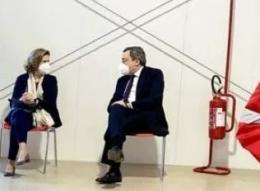 Mario Draghi si è vaccinato oggi con Astrazeneca