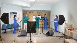 Il coro canta per i malati di Covid