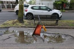 Un acquazzone riapre le buche