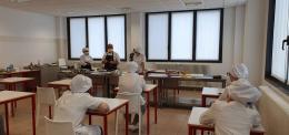 Chef Bersani protagonista al "Cestari-Righi"