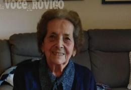 Uno striscione, fiori e gli auguri di sindaco e don per nonna Sestilia