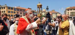Sant'Antonio "fa visita" all'Angelo di Mestre e al Covid hospital di Dolo