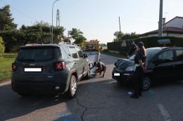 Incidente, un ferito e traffico bloccato