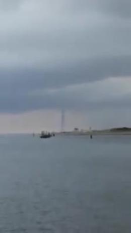 Da brividi: tromba marina sul Delta