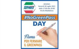 In piazza a Rovigo contro il Green Pass: arriva anche la petizione di Italexit
