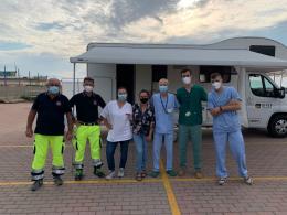 Homeless, 91 vaccini trovato un positivo