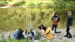 Denunciati 54 giovani, stavano facendo una festa abusiva in riva al fiume