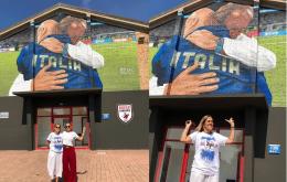 Da Genova per ammirare il murales di Vialli e Mancini