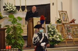 Omaggio dalla patrona di chi serve la Patria