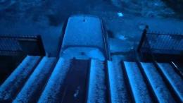 Neve tonda sul Delta, risveglio con un un paesaggio lunare