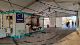 Fuoco appiccato al drive trough