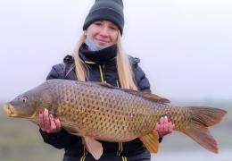 Ecco la super pescatrice! 