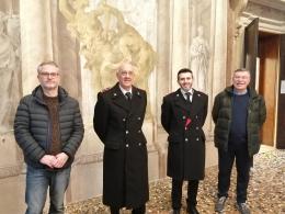 I vertici dell'Arma in visita al Cur