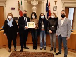 Gli alunni francesi di Erasmus accolti in Comune 