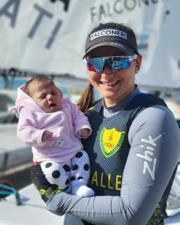 La campionessa Zennaro torna ad allenarsi a un mese dalla nascita di Olimpia!