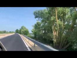 Finiti i lavori sull'argine, la strada è più sicura