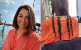 L'olimpionica Zennaro dona i capelli per la solidarietà