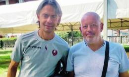 Realizza il suo sogno: selfie con Pippo Inzaghi!