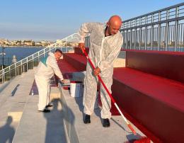 Armelao e Bielo colorano la curva sud