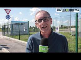 La Cgil davanti ad Amazon con il Camper dei diritti