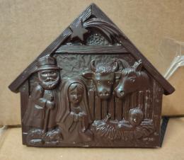 Un presepe tutto di cioccolato 