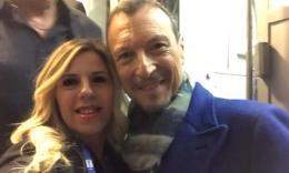 Patrizia Zanolla fa il trucco a Sanremo