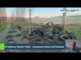 Un mare di pneumatici abbandonati