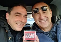 Carlo Conti ai microfoni di Delta Radio 