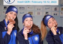 Pattinaggio on ice, c'è una rodigina sul podio