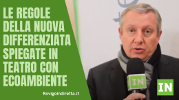 La nuova differenziata in teatro ieri a Pontecchio 