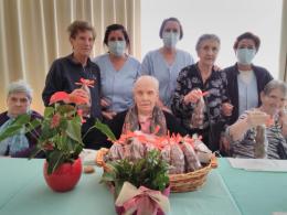 Conigli di cioccolato donati alla "Casson"