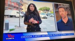 “La Vita in diretta” in città per le 5 morti misteriose