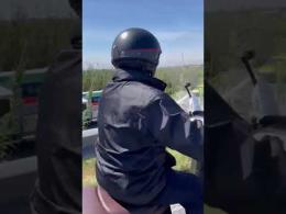 Incidente in Romea, coinvolto un motociclo