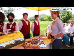 Agriaperitivo al mercato con gli studenti di Enaip