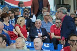 C'è anche il sindaco con Zambelli a tifare Rovigo!