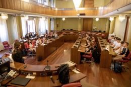 Gli studenti del Celio-Roccati a Palazzo Nodari