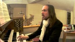 Luca Sartore sull’organo di Santa Maria in Punta