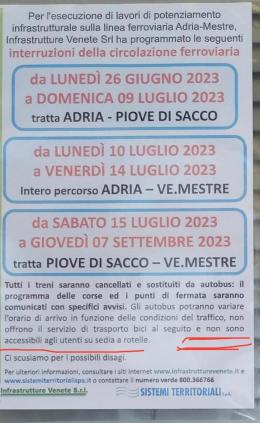 Treni cancellati, dopo la polemica arriva il comunicato di SistemiTerritoriali