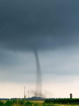 Incredibile tornado nel Delta