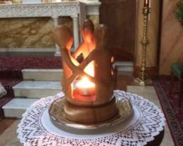 La lampada della pace alla diocesi di Chioggia