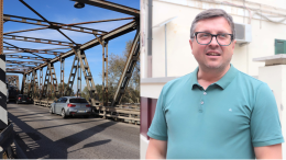 "Mistero sui lavori sul ponte. E il sindaco tace"